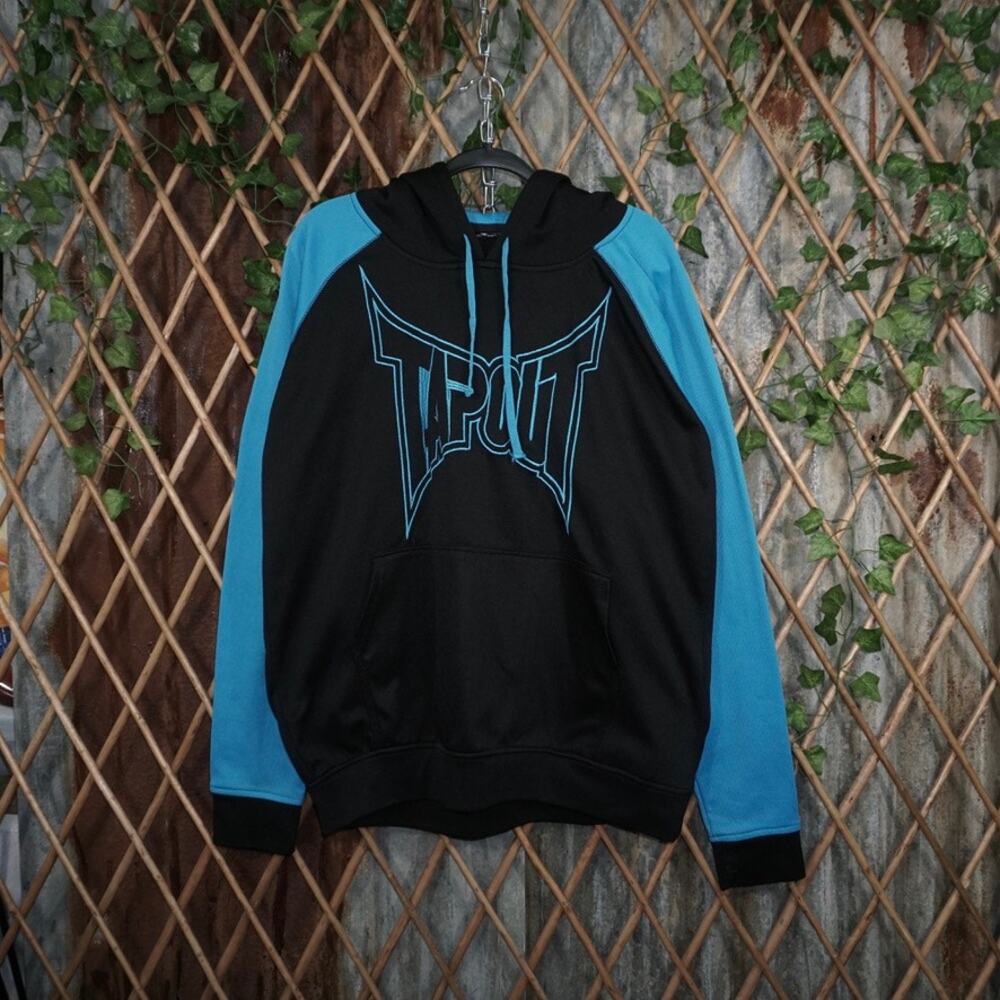 XL - Vintage Y2K tap out embroider mma ufc grunge 00s hoodie